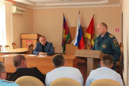 заседание комиссии по предупреждению и ликвидации чрезвычайных ситуаций